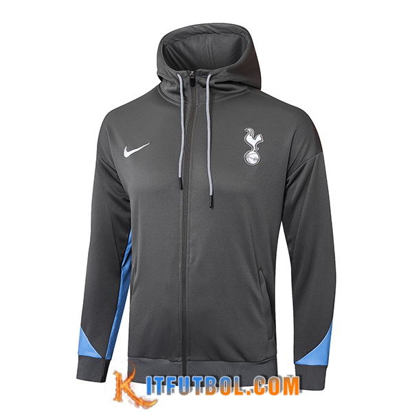Chaqueta Con Capucha Tottenham Hotspur Gris/Azul 2024/2025