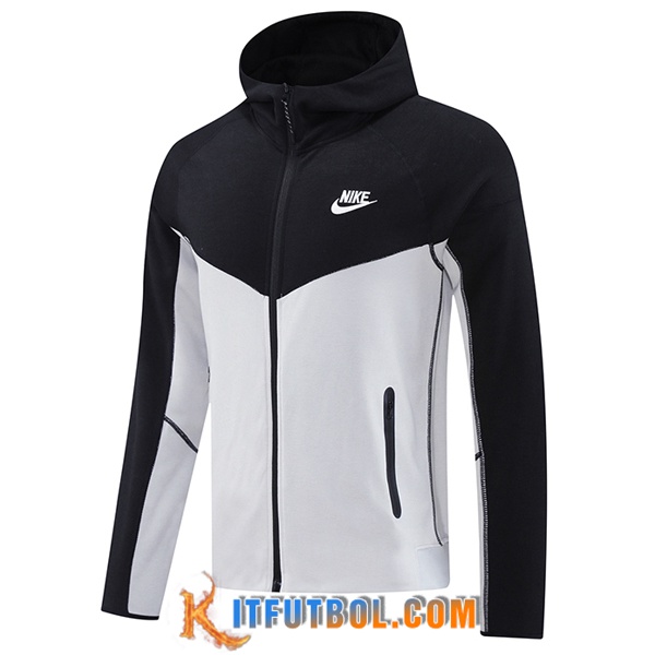 Chaqueta Con Capucha Nike Gris/Negro 2024/2025