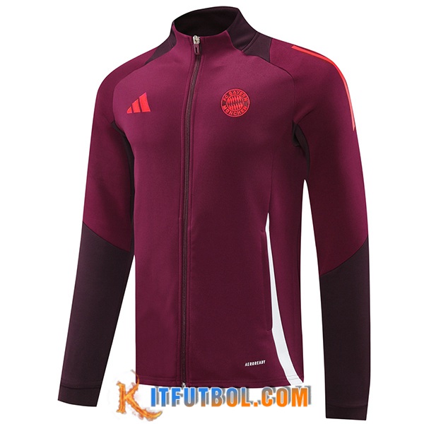 Chaquetas Futbol Bayern Munich Rojo 2024/2025