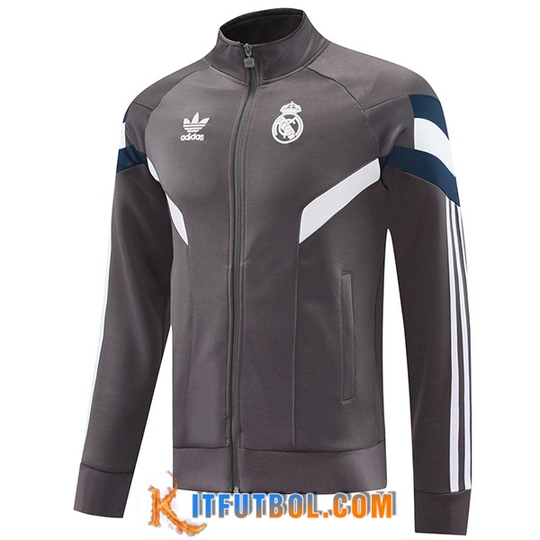 Chaquetas Futbol Real Madrid Gris 2024/2025