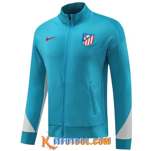 Chaquetas Futbol Atletico Madrid Azul/Gris 2024/2025