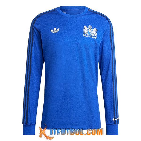 Camisetas De Futbol Manchester United Manga Largas Special Edition Azul 2024/2025