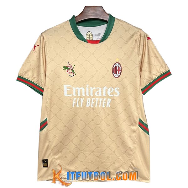 Camisetas De Futbol AC Milan Special Edition Amarillo 2024/2025