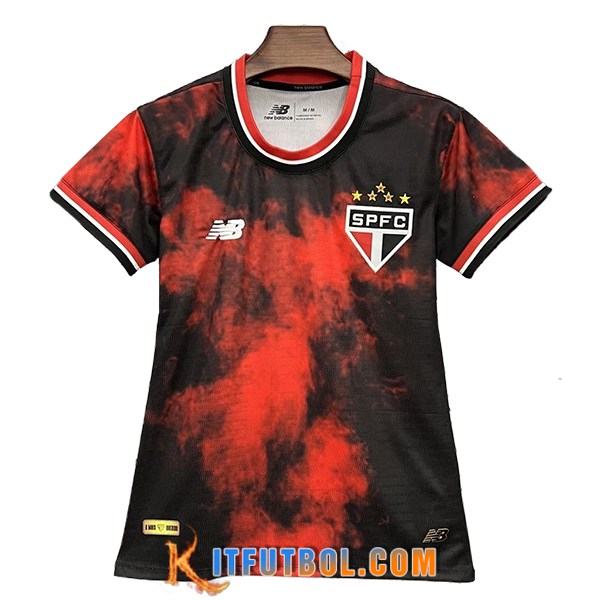 Camisetas De Futbol Sao Paulo FC Mujer Tercera 2024/2025