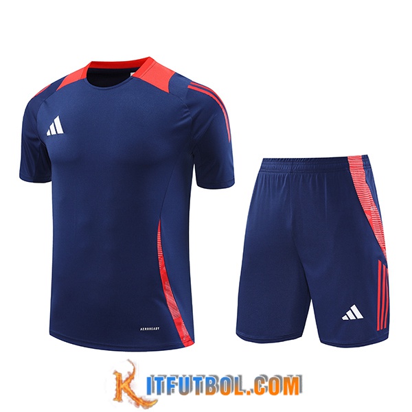 Camiseta Entrenamiento Adidas Azul/Rojo 2024/2025