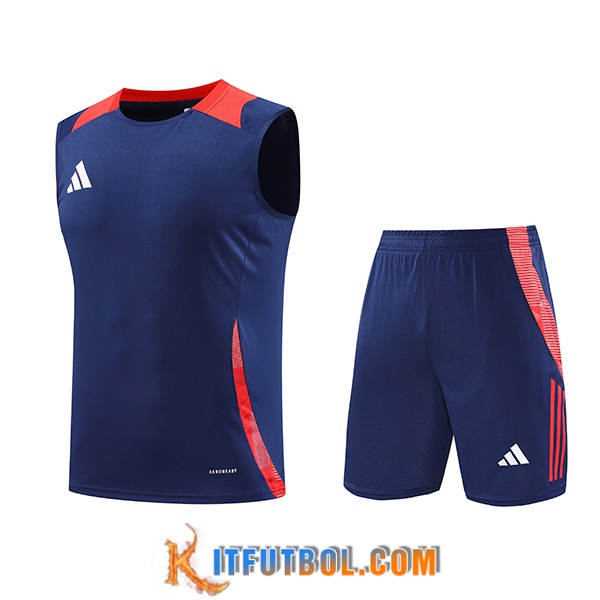 Camiseta Entrenamiento sin mangas Adidas Azul/Rojo 2024/2025