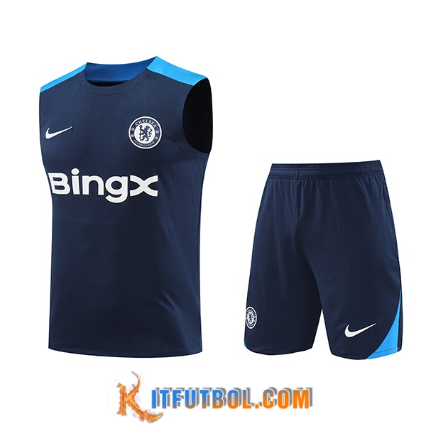 Camiseta Entrenamiento sin mangas FC Chelsea azul real 2024/2025