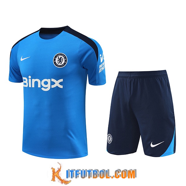 Camiseta Entrenamiento FC Chelsea Azul 2024/2025 -02