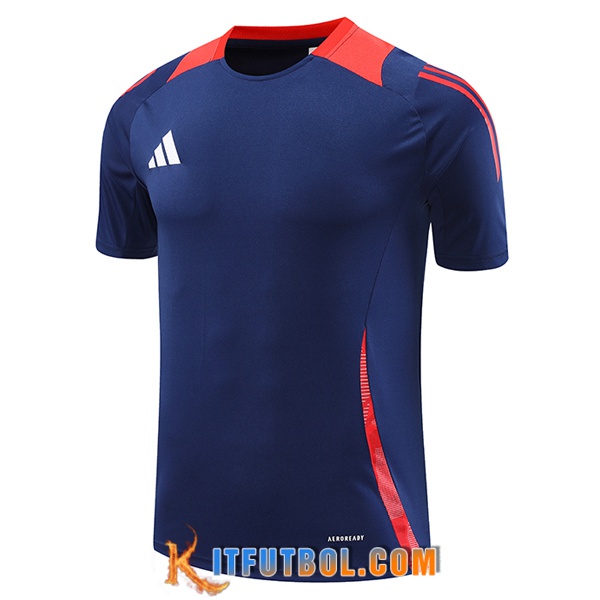 Camiseta Entrenamiento Adidas Azul/Rojo 2024/2025