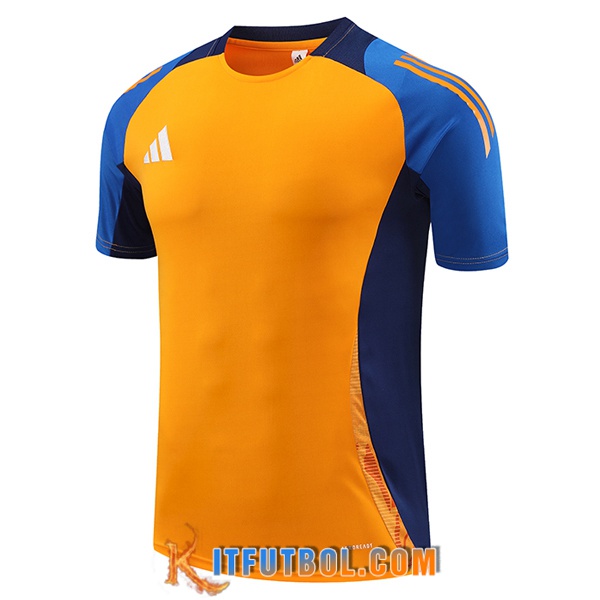 Camiseta Entrenamiento Adidas Naranja/Azul 2024/2025