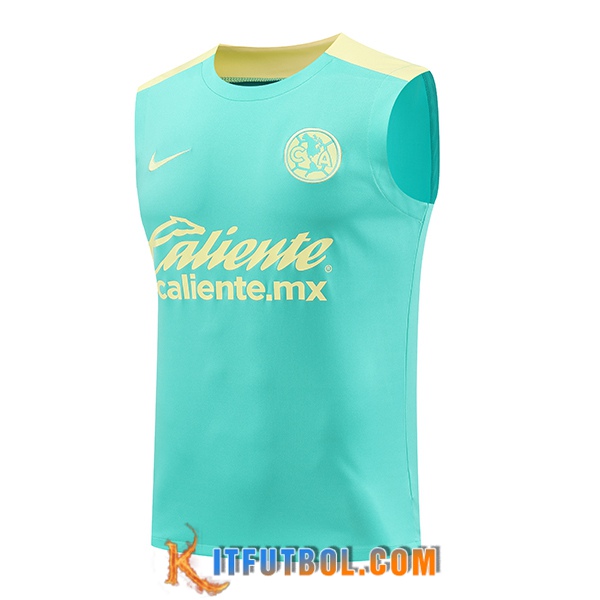 Chalecos De Futbol Club America Verde/Amarillo 2024/2025