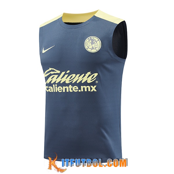 Chalecos De Futbol Club America Gris/Amarillo 2024/2025