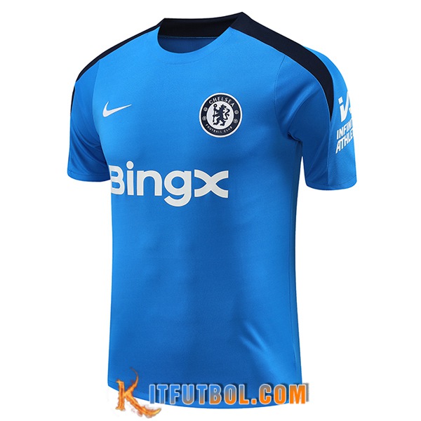 Camiseta Entrenamiento FC Chelsea Azul 2024/2025 -02