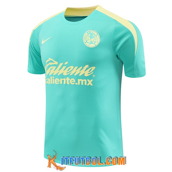 Camiseta Entrenamiento Club America Verde/Amarillo 2024/2025