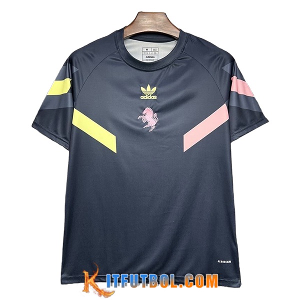 Camiseta Entrenamiento Juventus Negro/Rosa/Amarillo 2024/2025