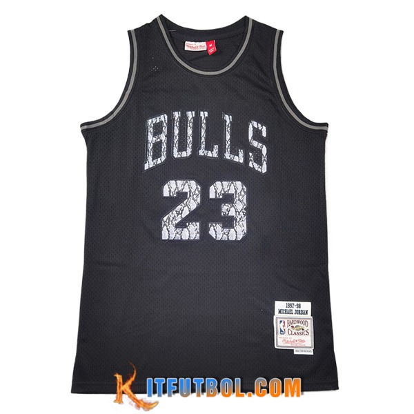 Camisetas Chicago Bulls (JORDAN #23) 2024/25 Negro/Gris