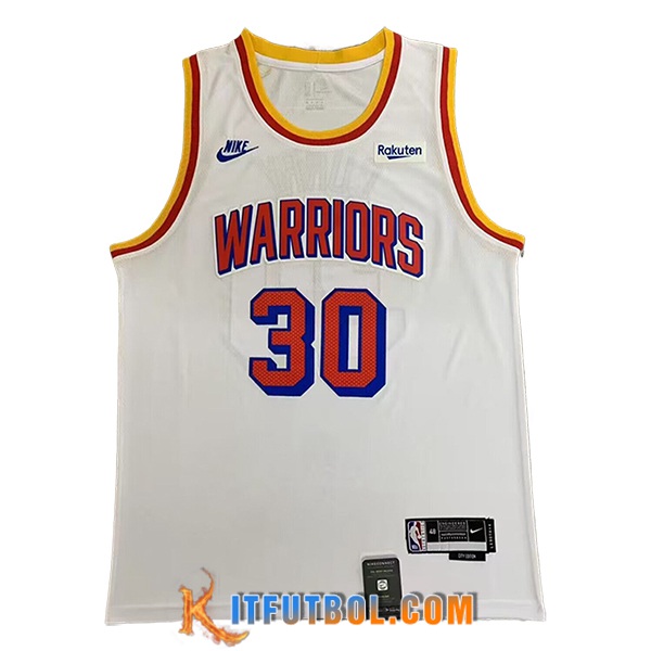 Camisetas Golden State Warriors (CURRY #30) 2024/25 Blanco/Rojo