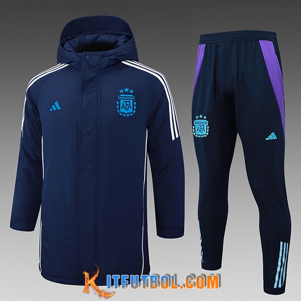 Chandal Plumas Con Capucha Argentina azul real 2024/2025