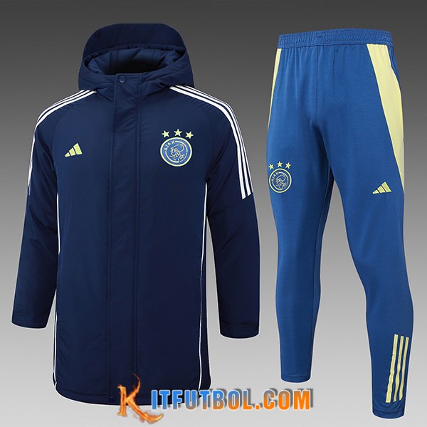 Chandal Plumas Con Capucha Ajax azul real 2024/2025