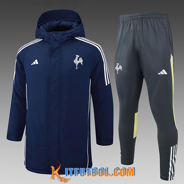 Chandal Plumas Con Capucha Atlético Mineiro Azul/Blanco/Gris/Amarillo 2024/2025