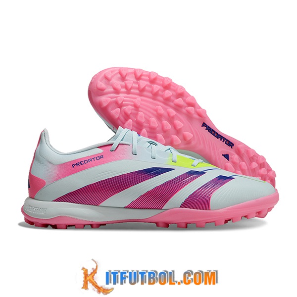 Adidas Botas De Fútbol PREDATOR 24 ELITE TF BOOTS Blanco/Rosa
