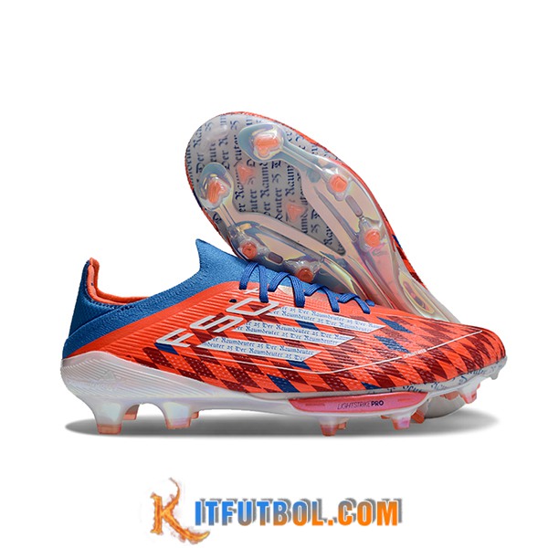 Adidas Botas De Fútbol F50+.1 FG Naranja/Negro/Azul