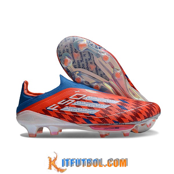 Adidas Botas De Fútbol F50+ FG Naranja/Negro/Azul