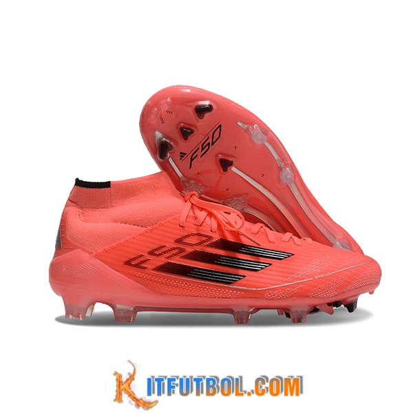 Adidas Botas De Fútbol F50 ELITE MID FG W Naranja/Negro