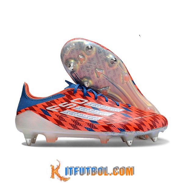 Adidas Botas De Fútbol F50 ELITE SG Naranja/Azul