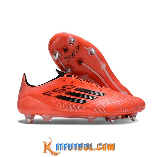 Adidas Botas De Fútbol F50 ELITE SG Naranja/Negro