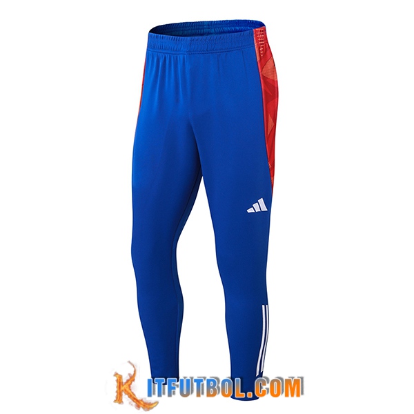 Pantalon Entrenamiento Adidas Azul/Rojo 2024/2025