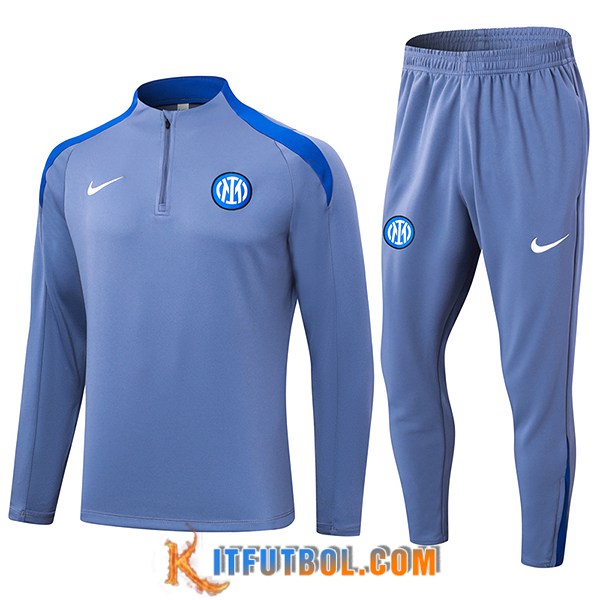 Chandal Equipos De Futbol Inter Milan Gris/Azul 2024/2025