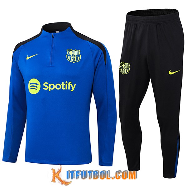 Chandal Equipos De Futbol FC Barcelona Azul/Negro 2024/2025 -03