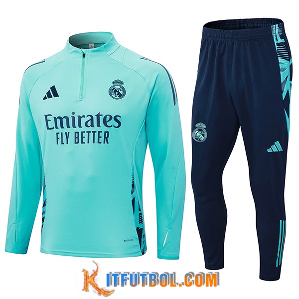 Chandal Equipos De Futbol Real Madrid Verde/Azul 2024/2025 -02