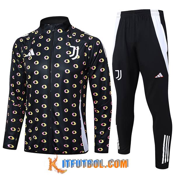 Chandal Equipos De Futbol Chaquetas Juventus Negro 2024/2025