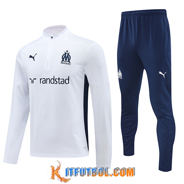 Chandal Equipos De Futbol Marsella Blanco/Verde 2024/2025 -02