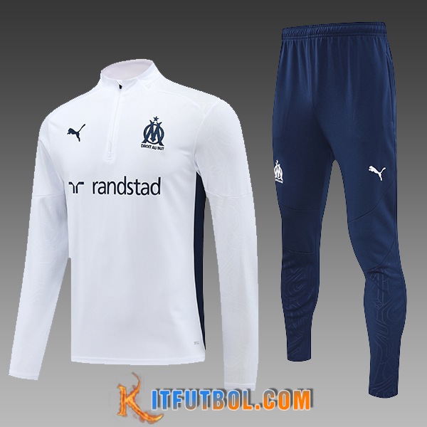 Chandal Equipos De Futbol Marsella Ninos Blanco/Verde 2024/2025 -02