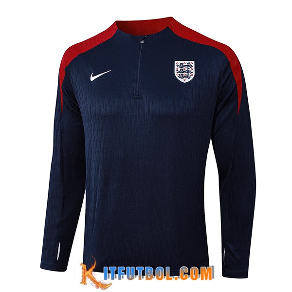 Sudadera De Entrenamiento Inglaterra Azul/Rojo 2024/2025