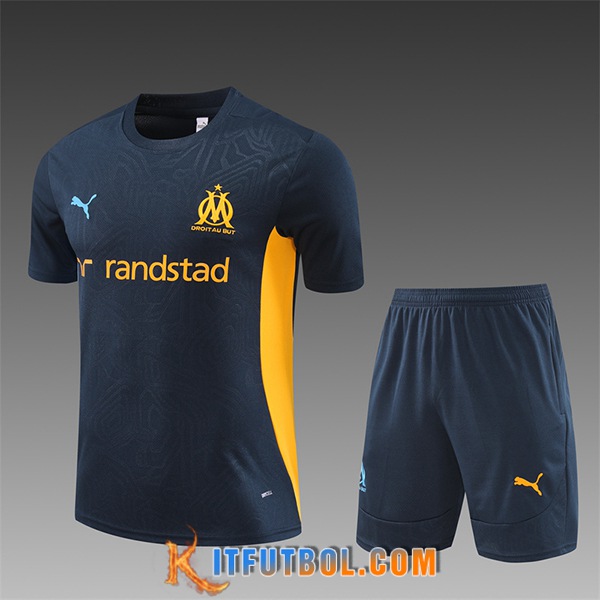 Camiseta Entrenamiento Marsella Ninos azul real 2024/2025