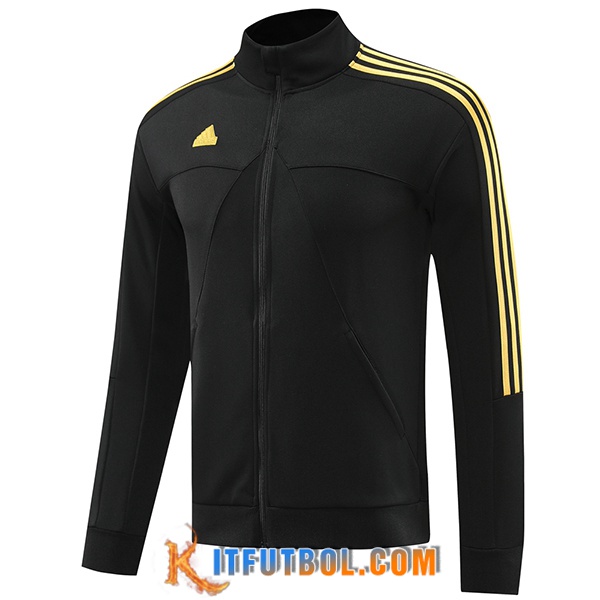 Chaquetas Futbol Adidas Negro/Amarillo 2024/2025
