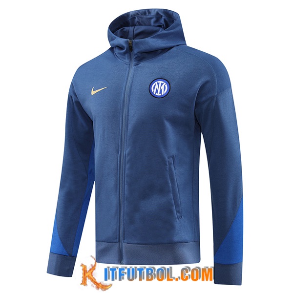 Chaqueta Con Capucha Inter Milan Azul 2024/2025