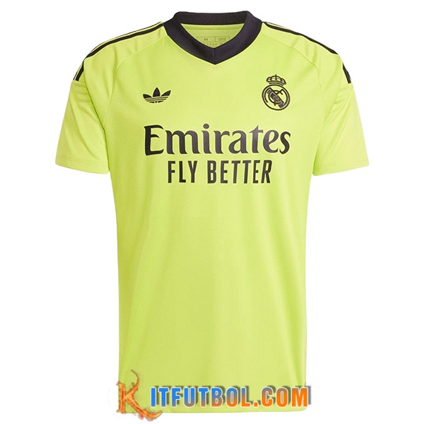 Camisetas De Futbol Real Madrid Portero Verde 2024/2025