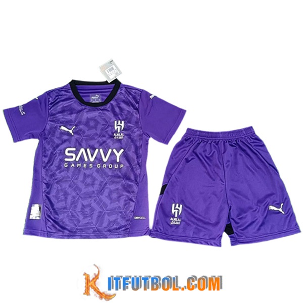 Camisetas De Futbol Al-Hilal Ninos Tercera 2024/2025