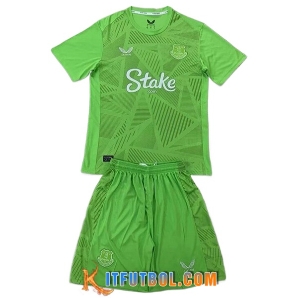 Camisetas De Futbol Everton Ninos Portero Verde 2024/2025