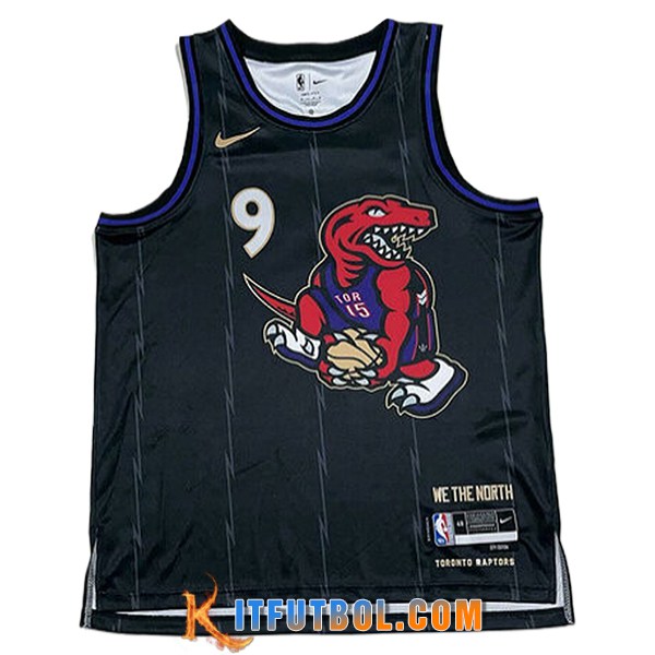 Camisetas Toronto Raptors (BARRETT #9) 2024/25 Negro
