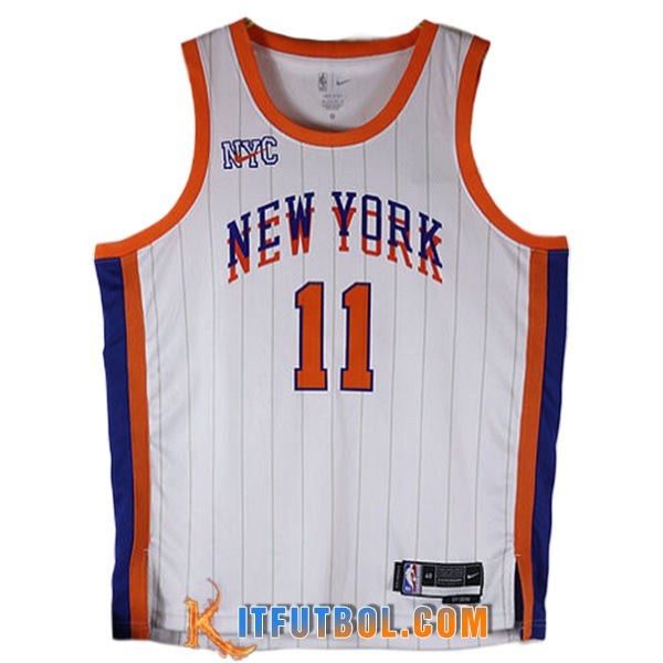 Camisetas New York Knicks (HARDEN #1) 2024/25 Blanco/Naranja