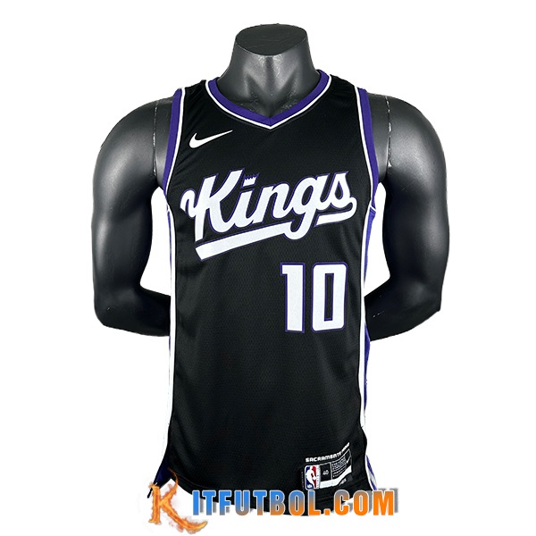 Camisetas Sacramento Kings (DEROZAN #10) 2024/25 Negro/Blanco/Violeta