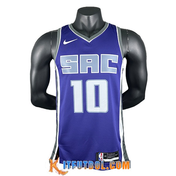 Camisetas Sacramento Kings (DEROZAN #10) 2024/25 Violeta/Blanco