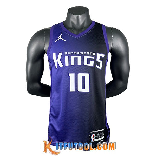 Camisetas Sacramento Kings (DEROZAN #10) 2024/25 Violeta/Negro