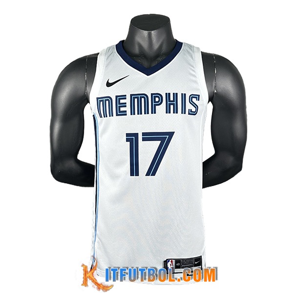 Camisetas Memphis Grizzlies (KAWAMURA #17) 2024/25 Blanco/Azul